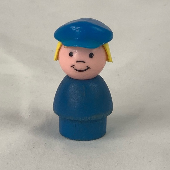 Lot of 5 Vintage Fisher-Price Little People - Wood Body/Plastic Head - Picture 6 of 8